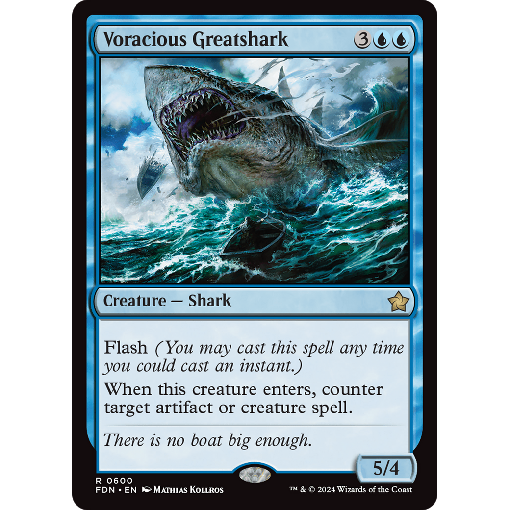 Voracious Greatshark (FDN-600) - Foundations