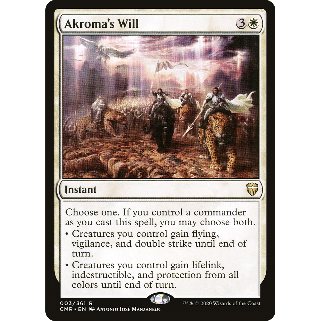 Akroma's Will (CMR-003) - Commander Legends