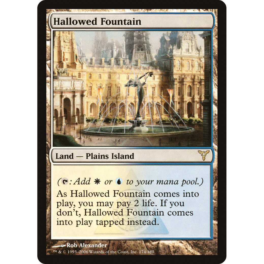 Hallowed Fountain (DIS-174) - Dissension Foil