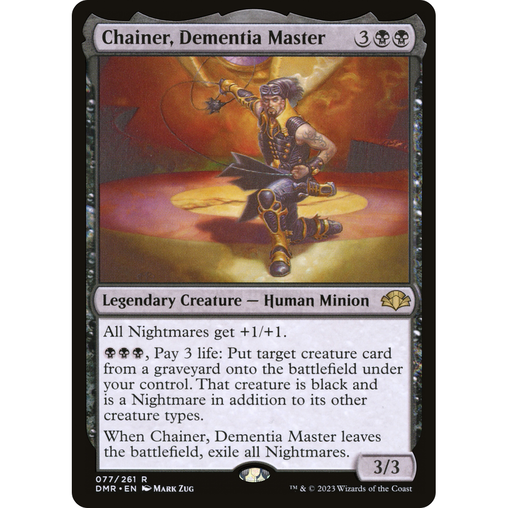 Chainer, Dementia Master (DMR-077) - Dominaria Remastered Foil