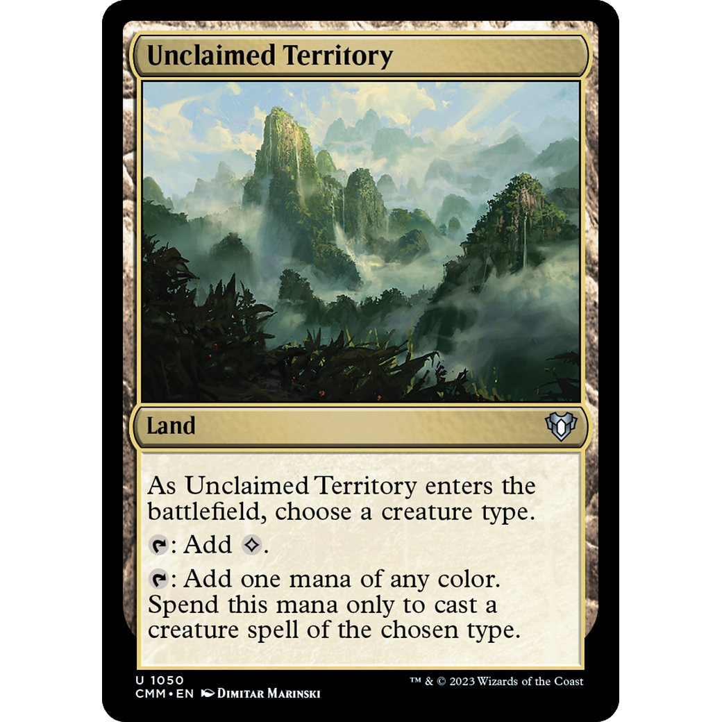 Unclaimed Territory (CMM-1050) - Commander Masters
