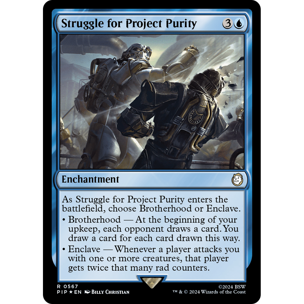 Struggle for Project Purity (PIP-567) - Fallout Foil