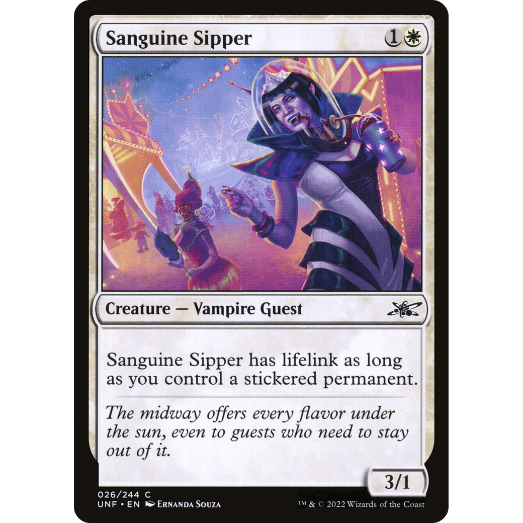 Sanguine Sipper (UNF-026) - Unfinity
