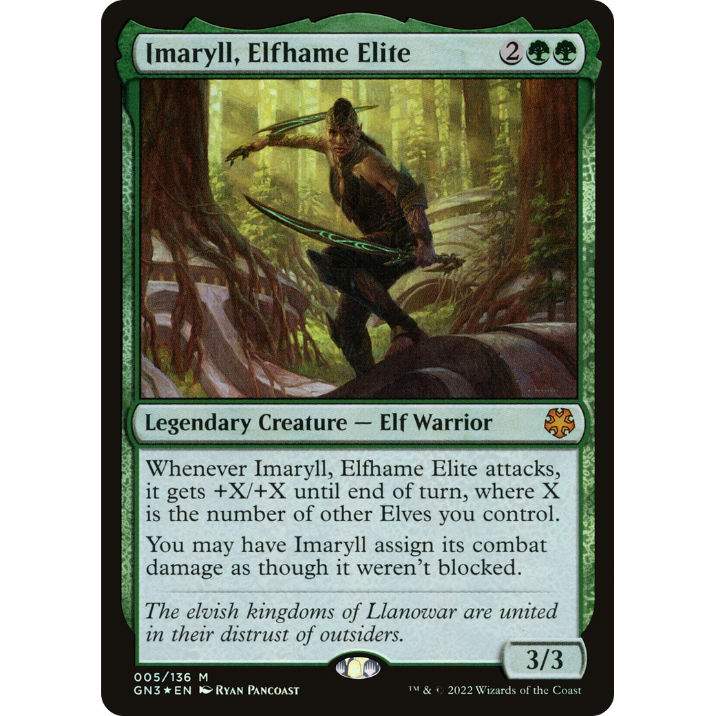 Imaryll, Elfhame Elite (GN3-005) - Game Night: Free-for-All Foil