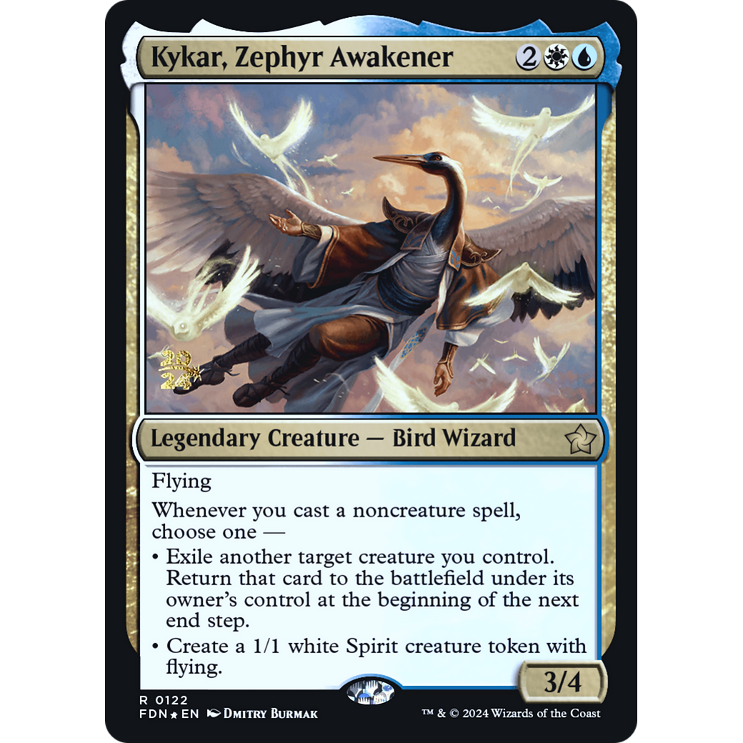 Kykar, Zephyr Awakener (PRE-122S) - Foundations Promos Foil