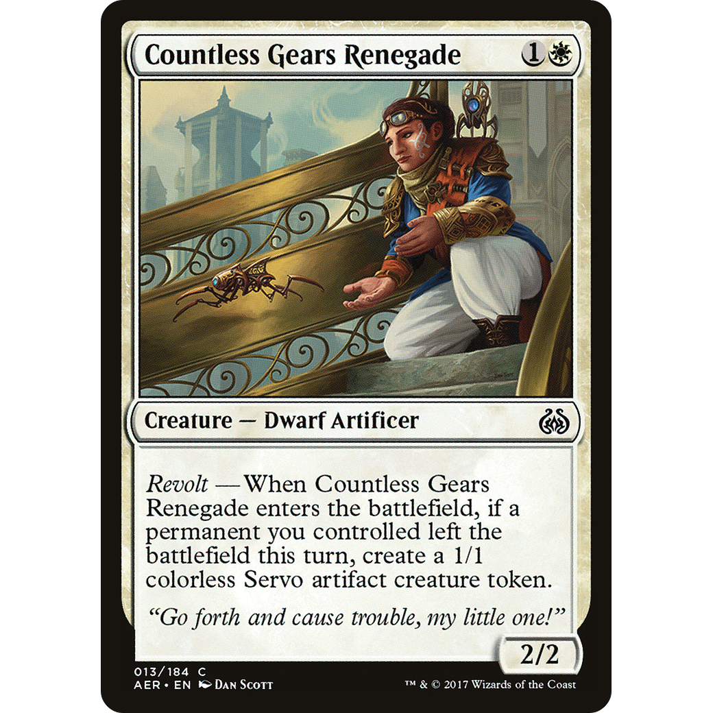 Countless Gears Renegade (AER-013) - Aether Revolt Foil