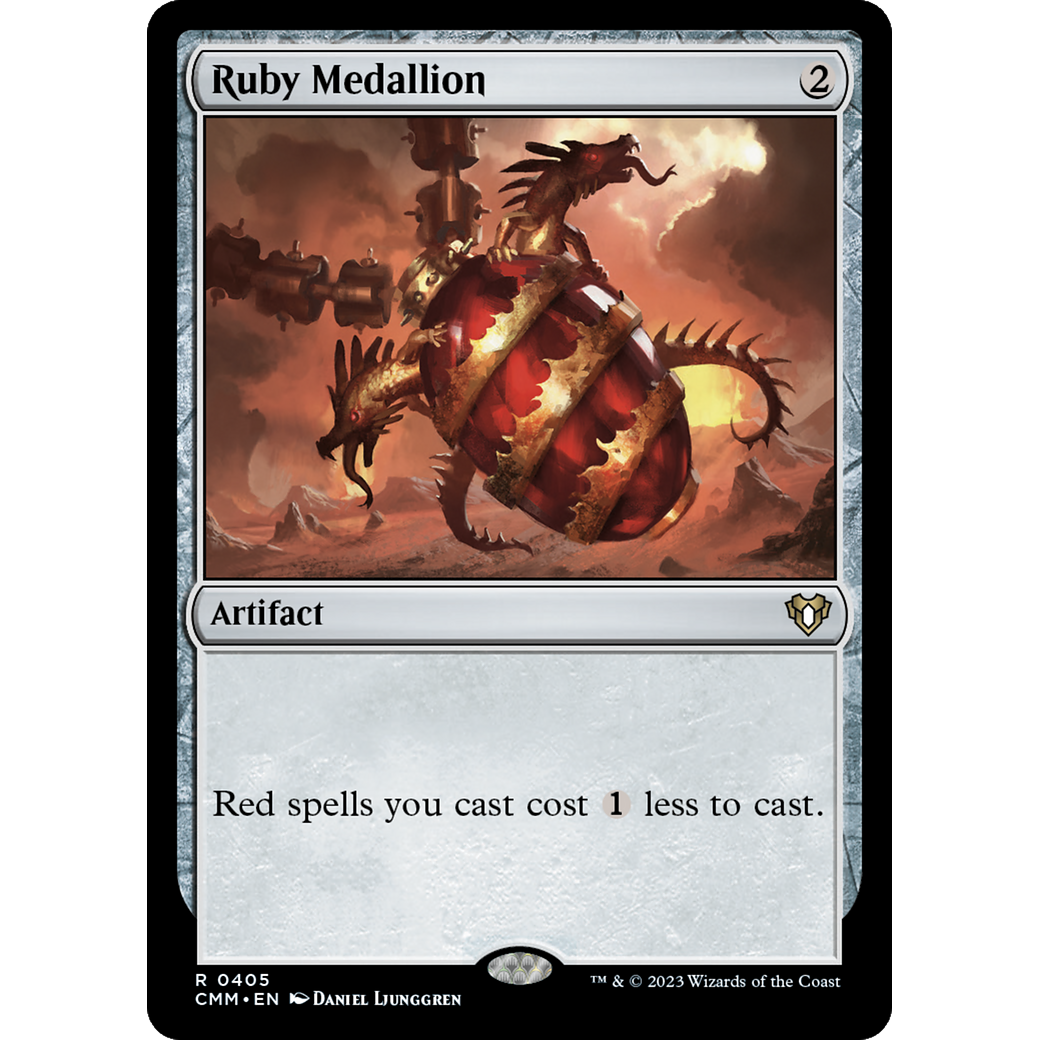Ruby Medallion (CMM-405) - Commander Masters Foil