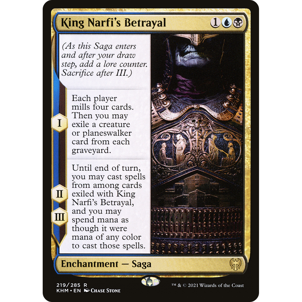 King Narfi's Betrayal (KHM-219) - Kaldheim Foil