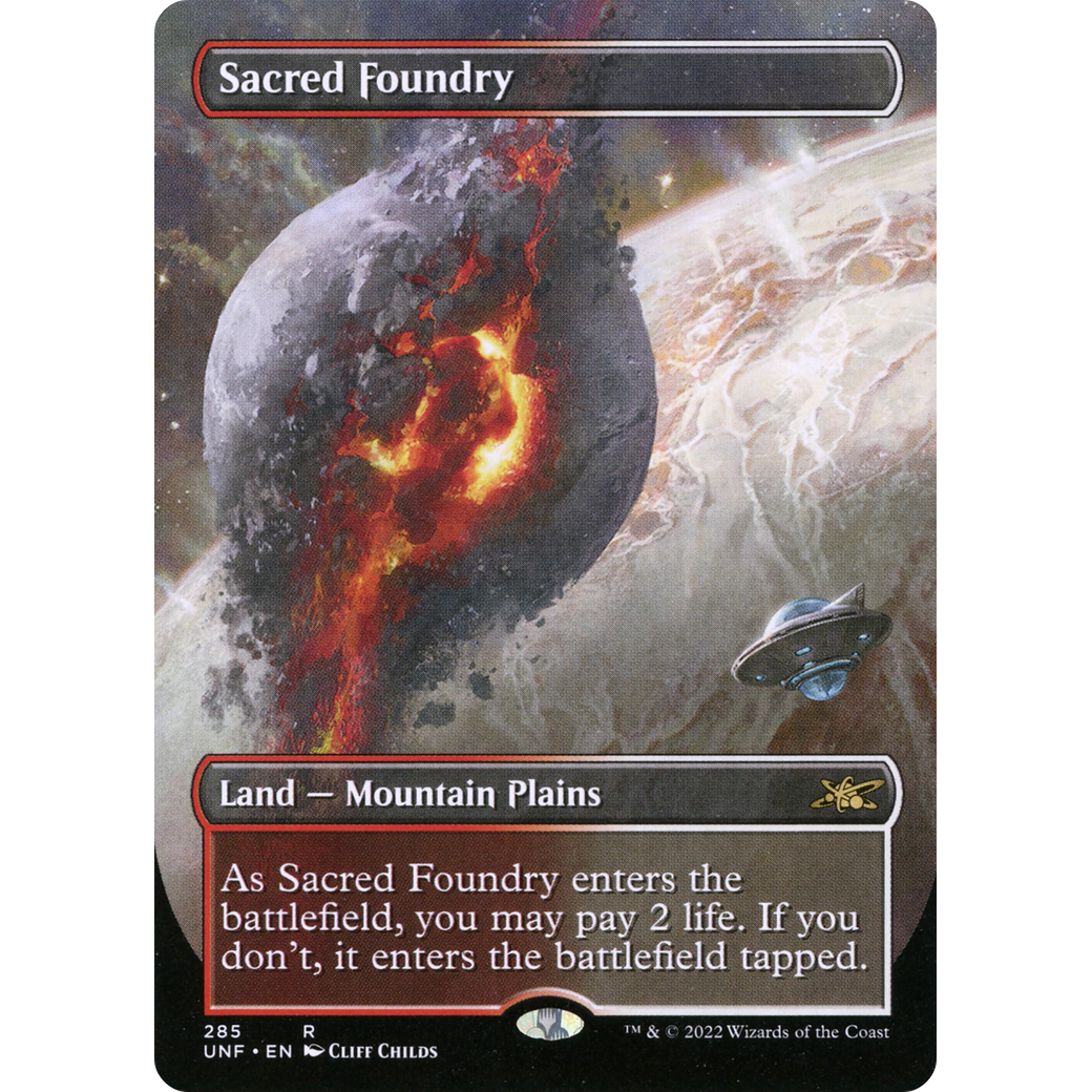 Sacred Foundry (Borderless) (UNF-285) - Unfinity (Borderless)