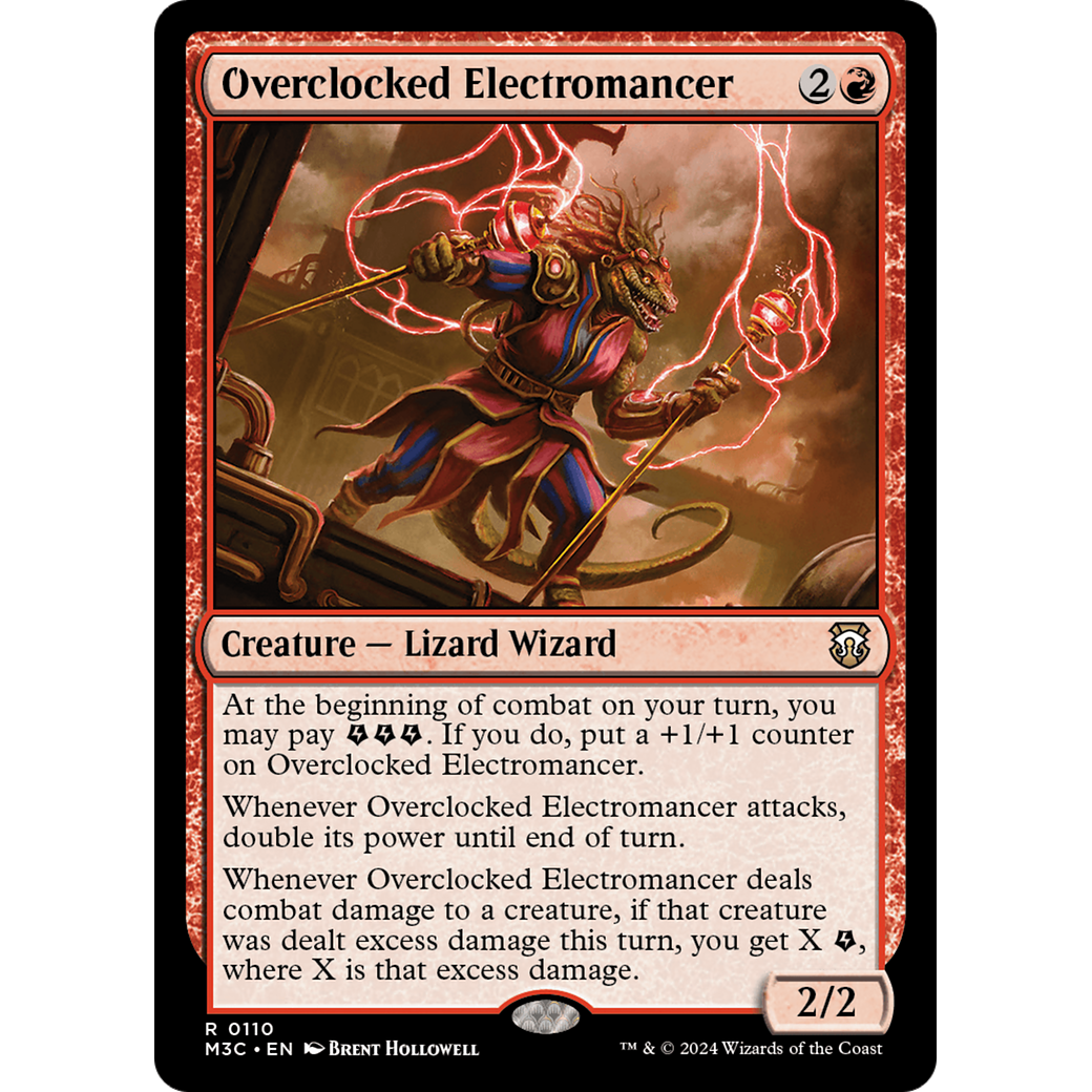 Overclocked Electromancer (M3C-110) - Modern Horizons 3 Commander
