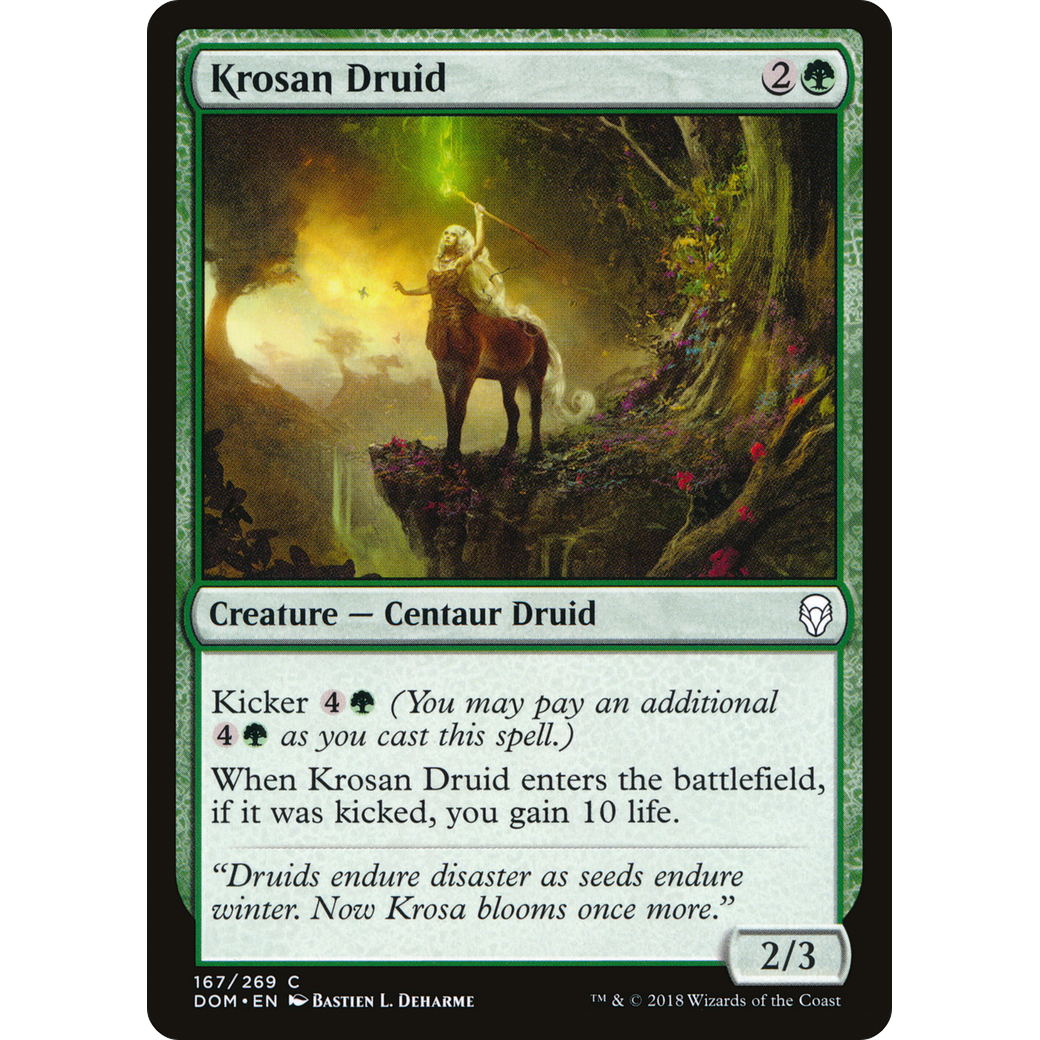 Krosan Druid (DOM-167) - Dominaria