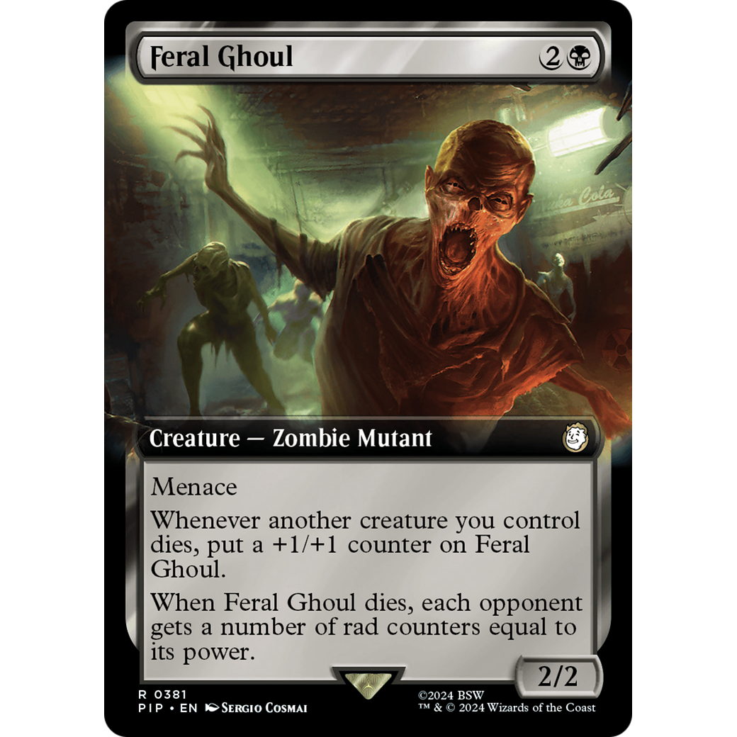 Feral Ghoul (PIP-381) - Fallout: (Extended Art) Foil