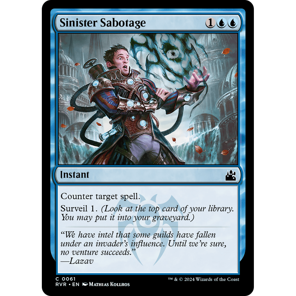 Sinister Sabotage (RVR-061) - Ravnica Remastered