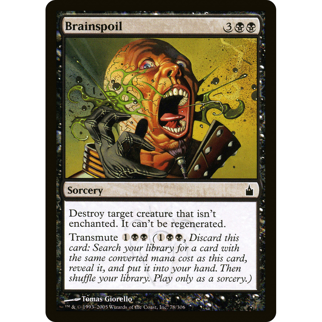 Brainspoil (RAV-078) - Ravnica: City of Guilds Foil