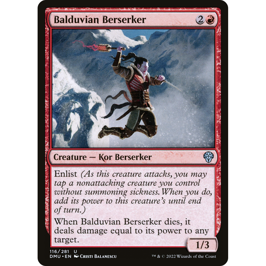 Balduvian Berserker (DMU-116) - Dominaria United Foil