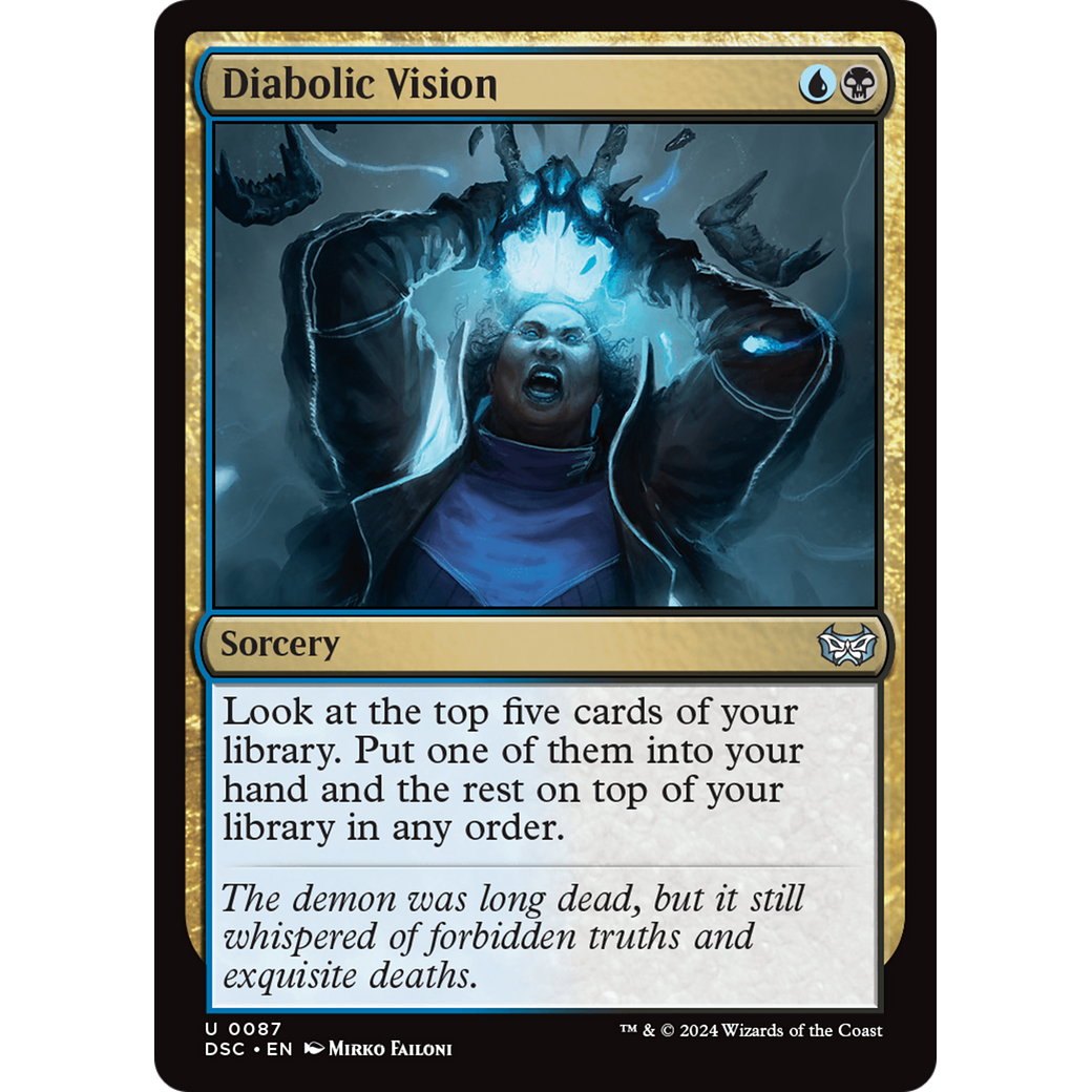 Diabolic Vision (DSC-087) - Duskmourn: House of Horror Commander