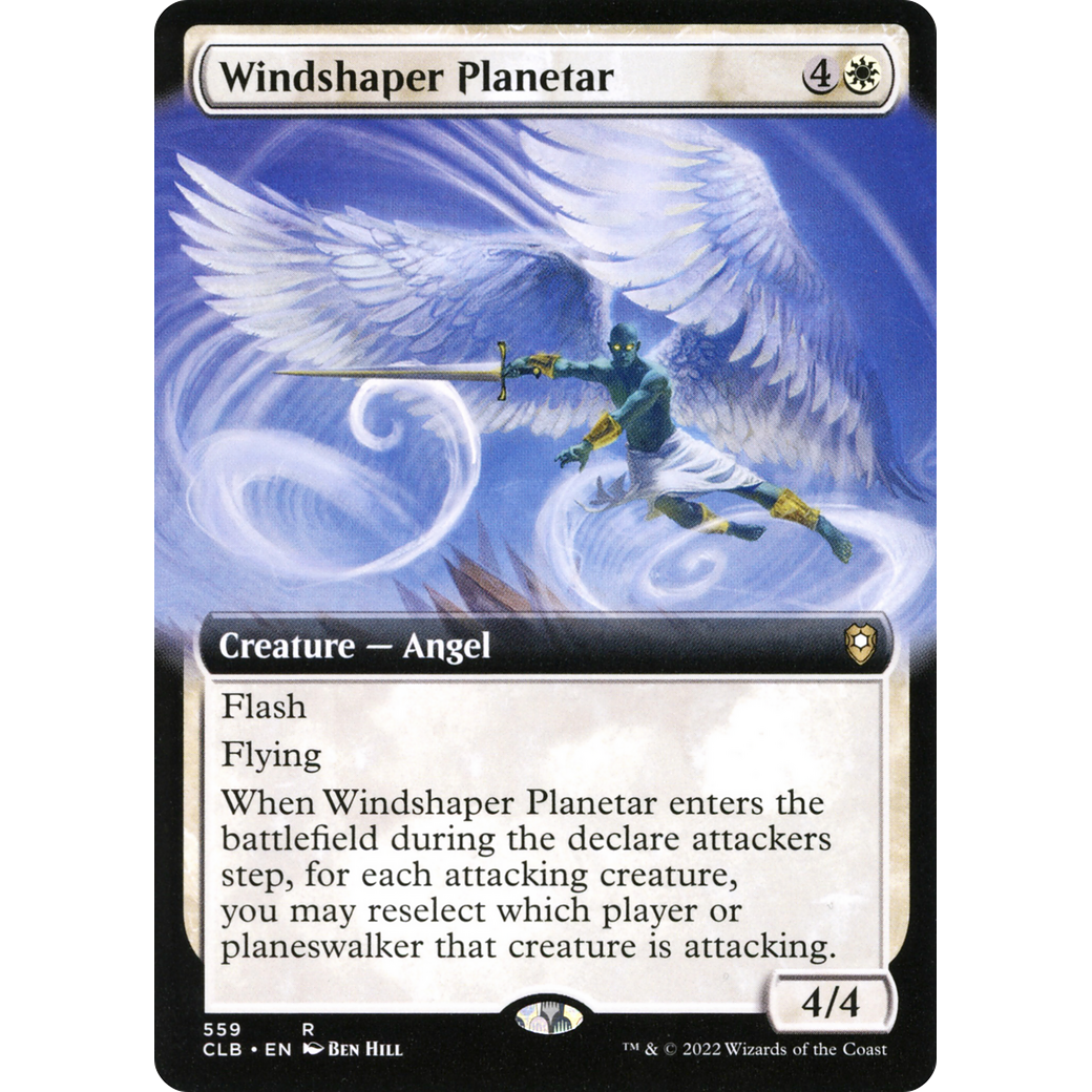 Windshaper Planetar (CLB-559) - Commander Legends: Battle for Baldur's Gate: (Extended Art) Foil