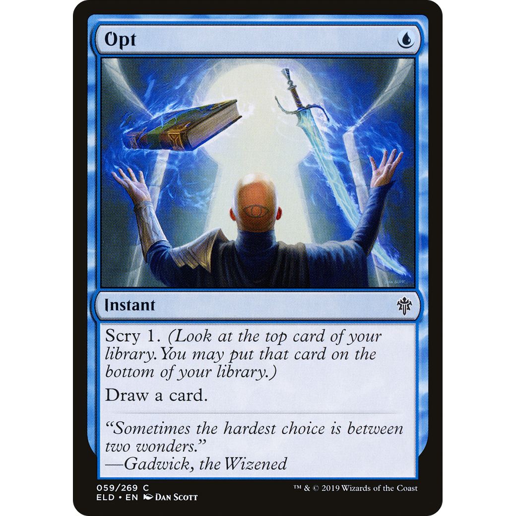 Opt (ELD-059) - Throne of Eldraine Foil