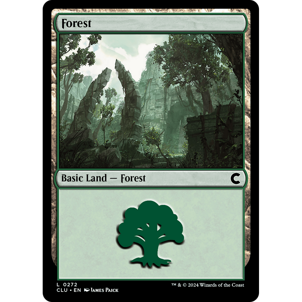 Forest (0272) (CLU-272) - Ravnica: Clue Edition