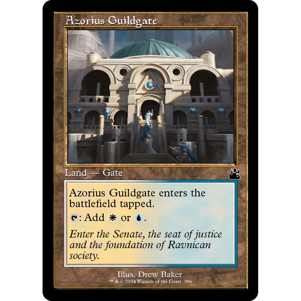 Azorius Guildgate (RVR-396) - Ravnica Remastered Foil