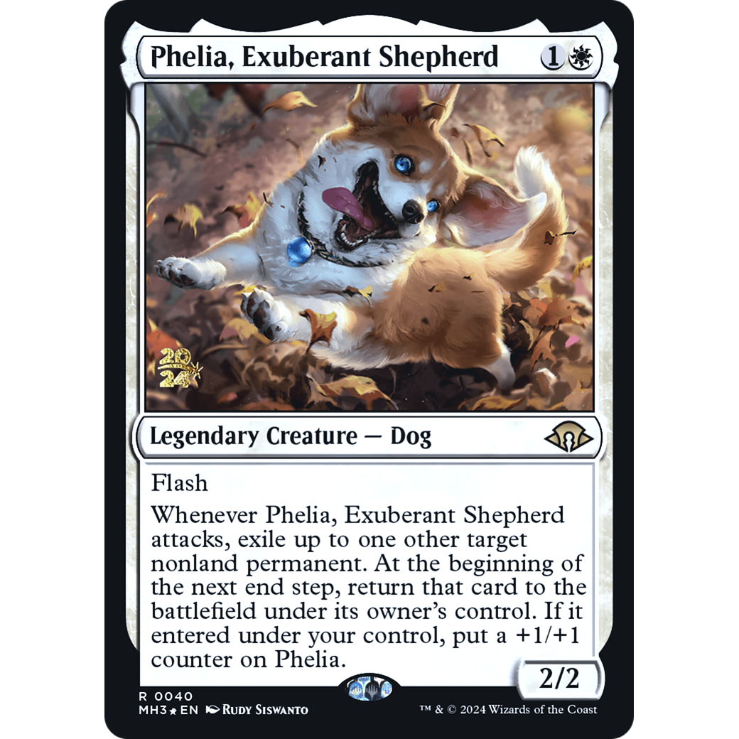 Phelia, Exuberant Shepherd (PRE-40S) - Modern Horizons 3 Promos Foil