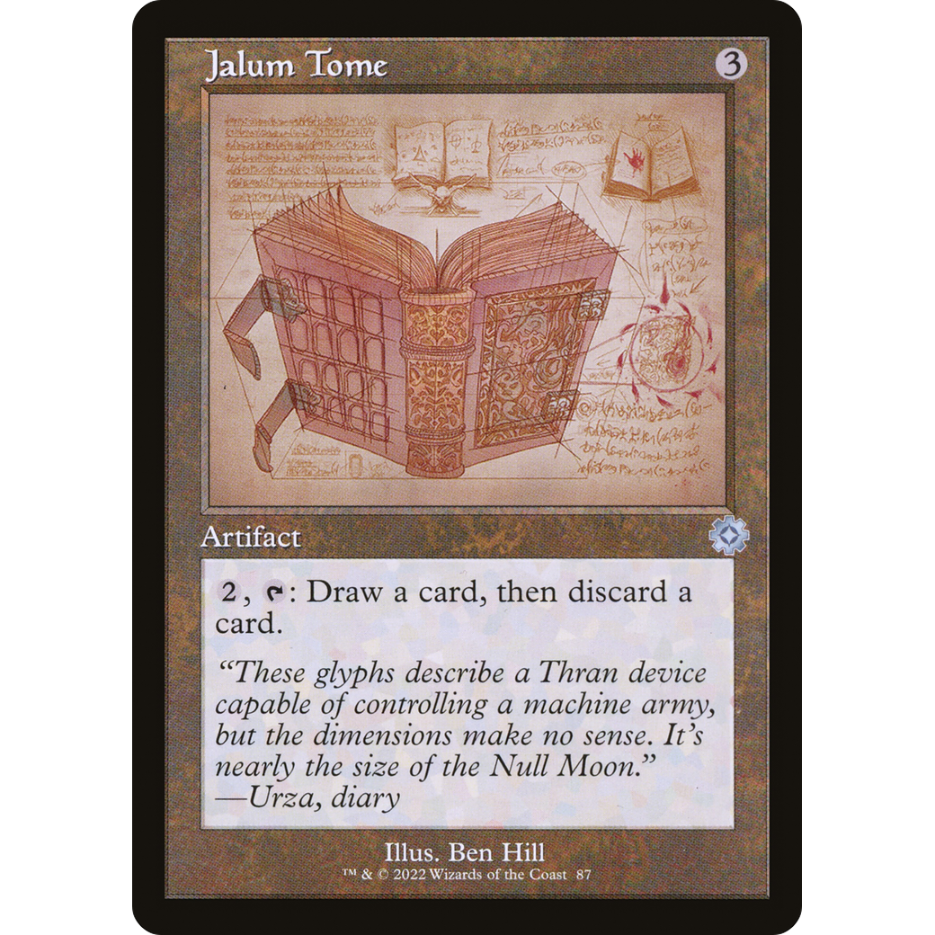 Jalum Tome (Schematic) (BRR-087) - The Brothers' War Retro Artifacts