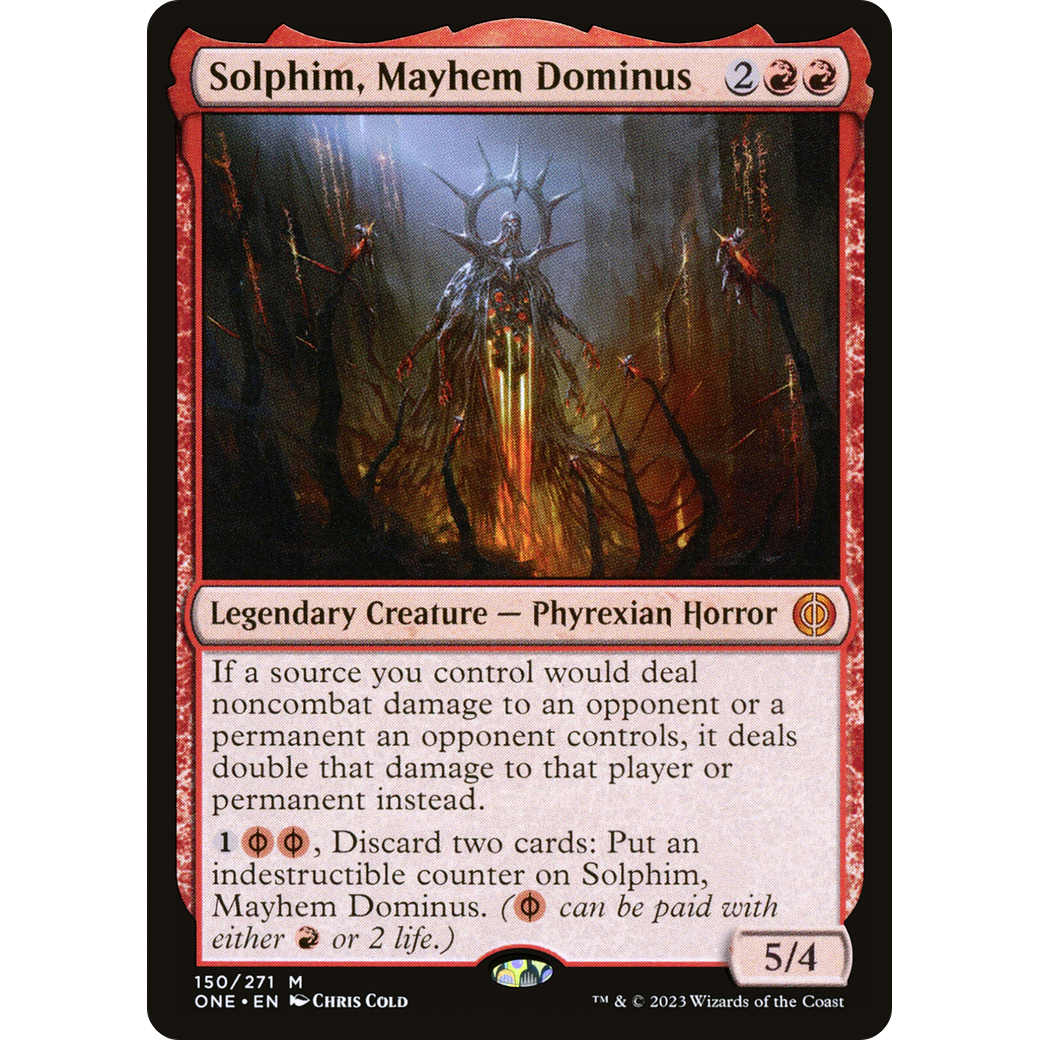 Solphim, Mayhem Dominus (ONE-150) - Phyrexia: All Will Be One