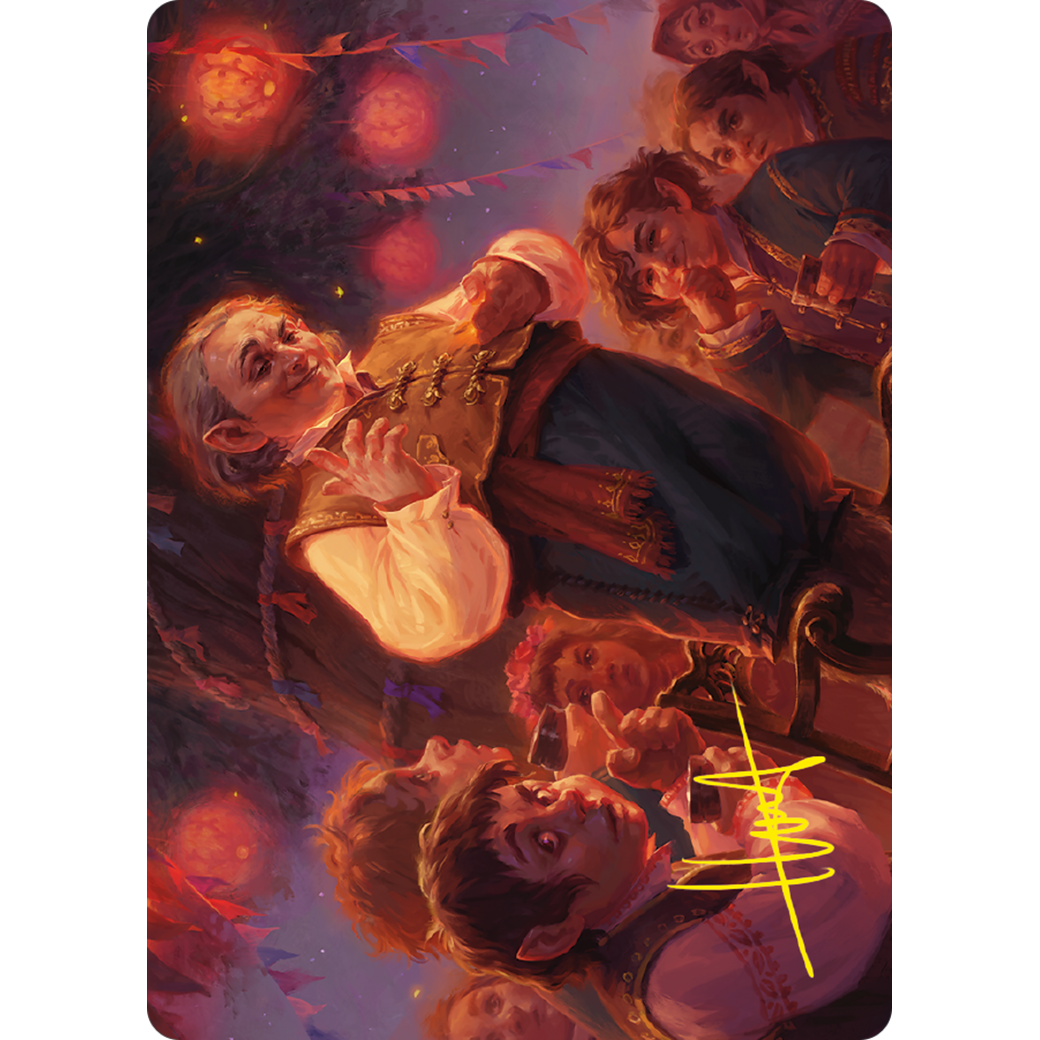 Bilbo, Retired Burglar // Bilbo, Retired Burglar (ALTR-014) - Tales of Middle-earth Art Series (Borderless) Foil