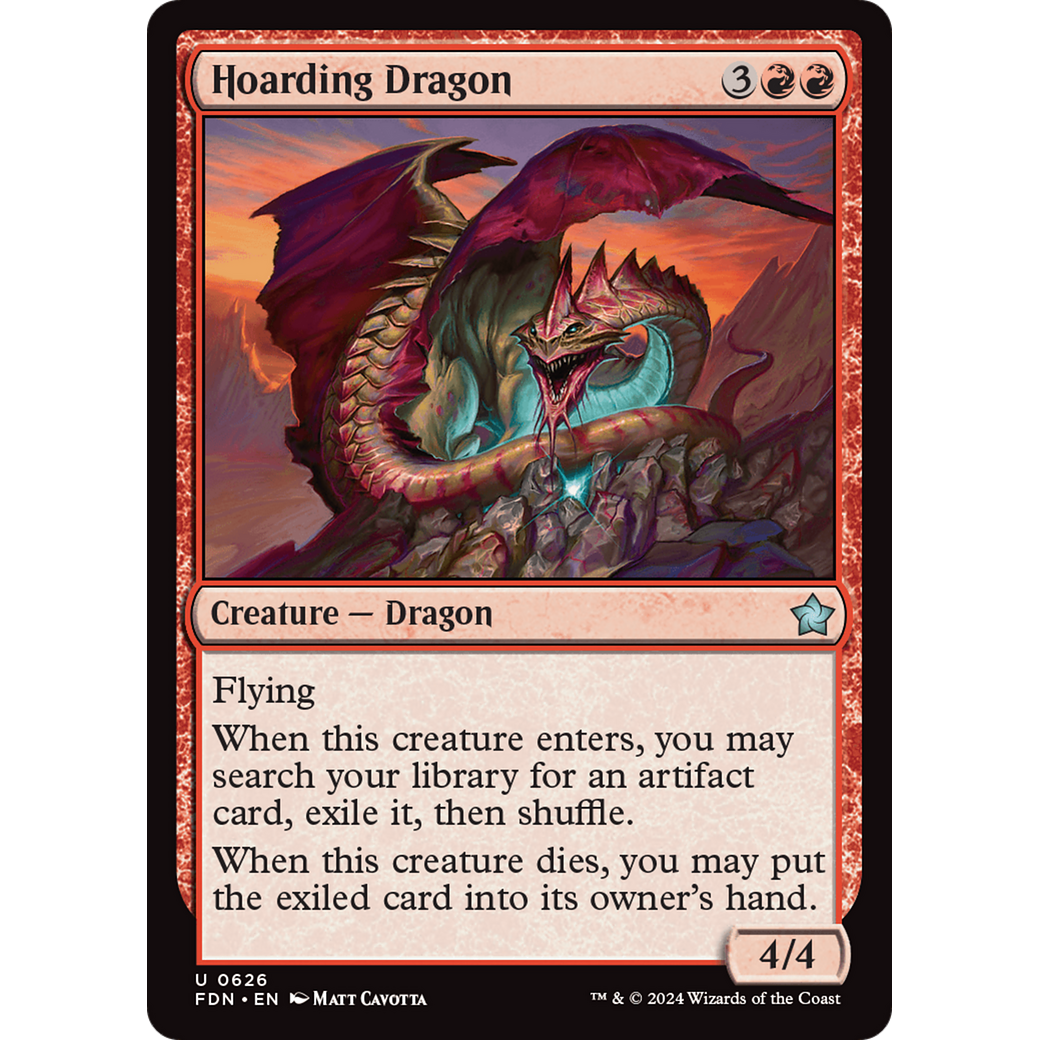Hoarding Dragon (FDN-626) - Foundations