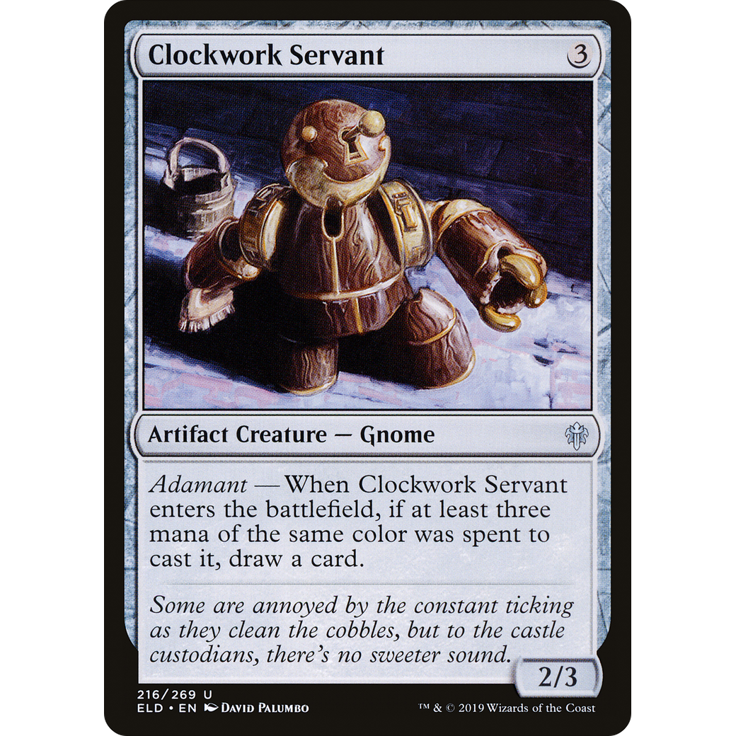 Clockwork Servant (ELD-216) - Throne of Eldraine Foil