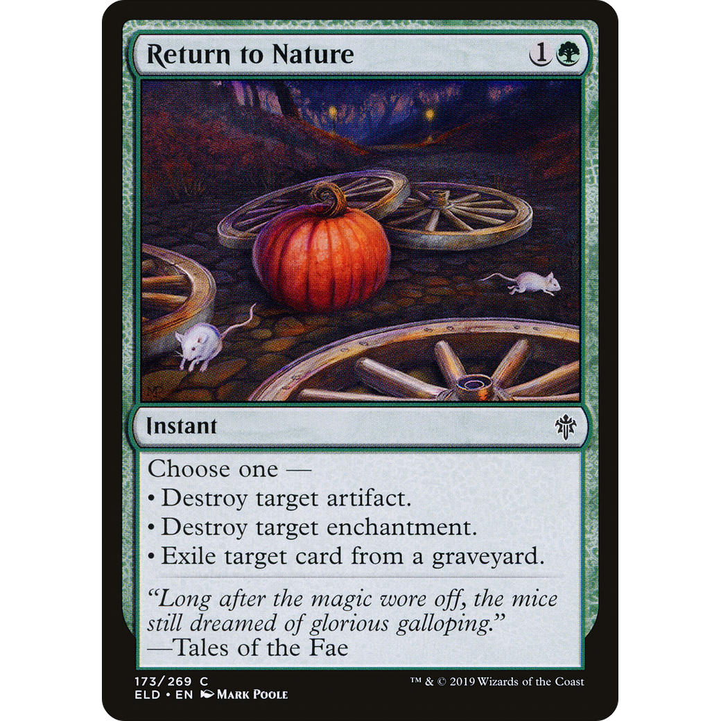 Return to Nature (ELD-173) - Throne of Eldraine Foil