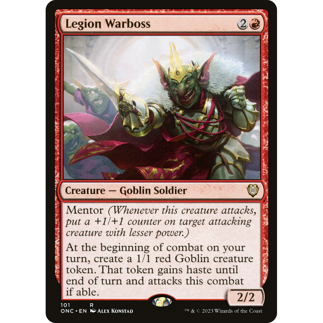Legion Warboss (ONC-101) - Phyrexia: All Will Be One Commander
