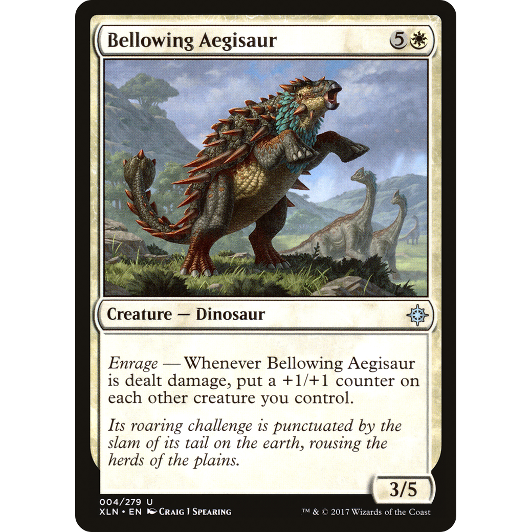 Bellowing Aegisaur (XLN-004) - Ixalan
