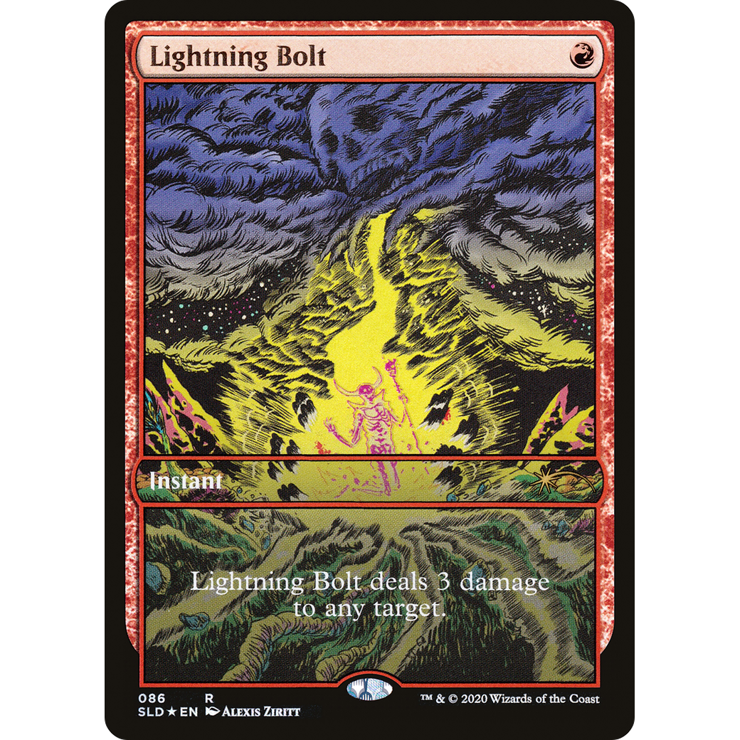 Lightning Bolt (086) (SLD-086) - Secret Lair Drop Foil