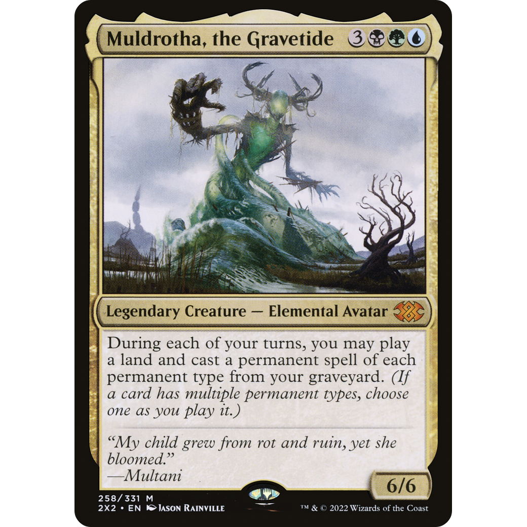 Muldrotha, the Gravetide (2X2-258) - Double Masters 2022