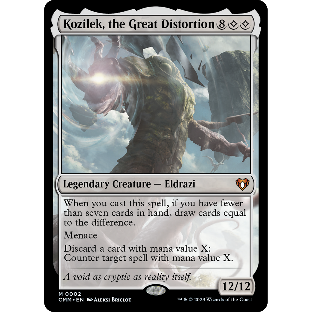 Kozilek, the Great Distortion (CMM-002) - Commander Masters