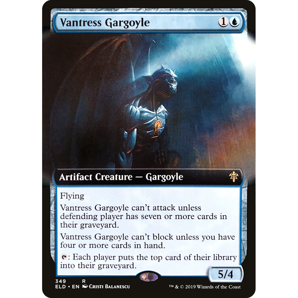 Vantress Gargoyle (Extended Art) (ELD-349) - Throne of Eldraine: (Extended Art) Foil