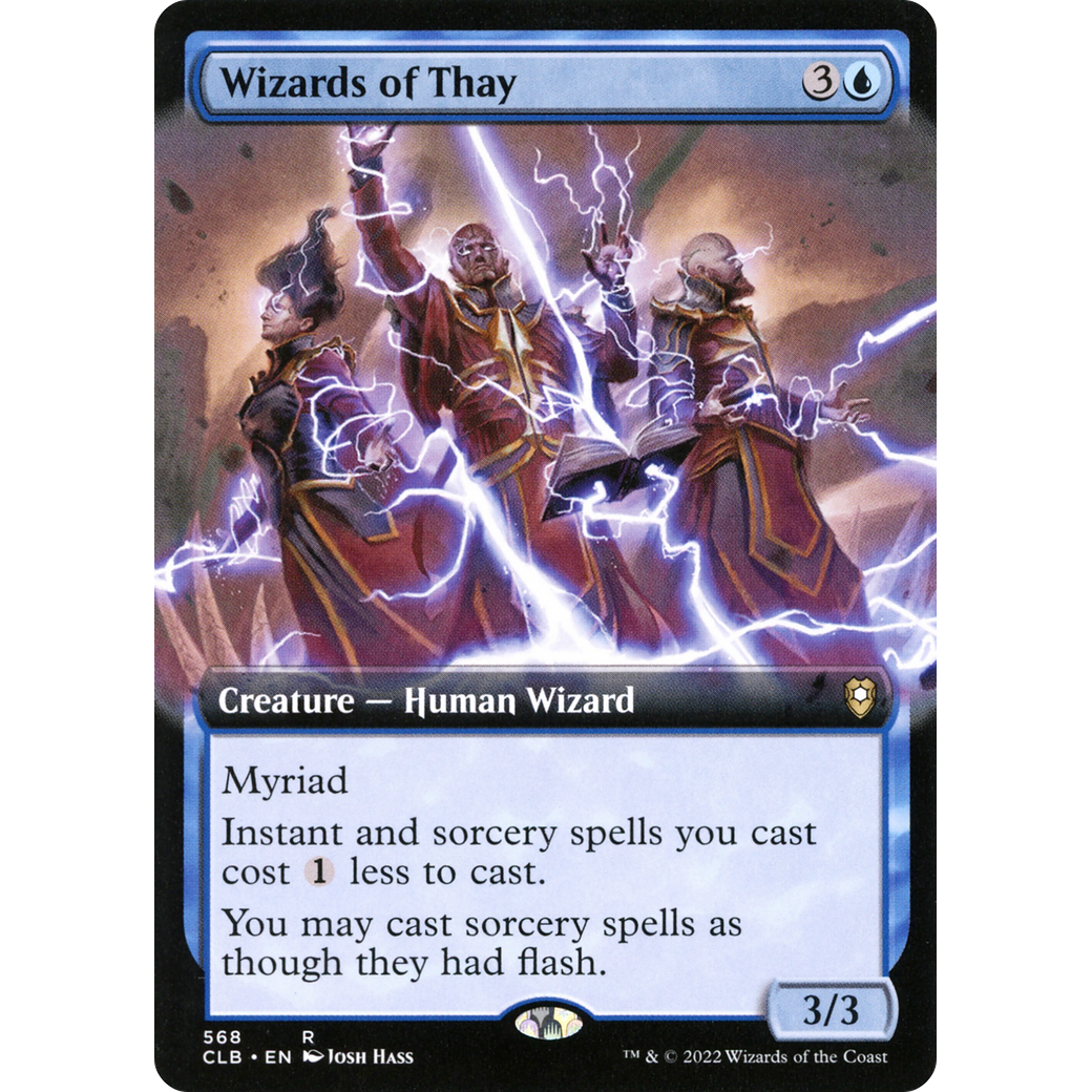 Wizards of Thay (CLB-568) - Commander Legends: Battle for Baldur's Gate: (Extended Art) Foil