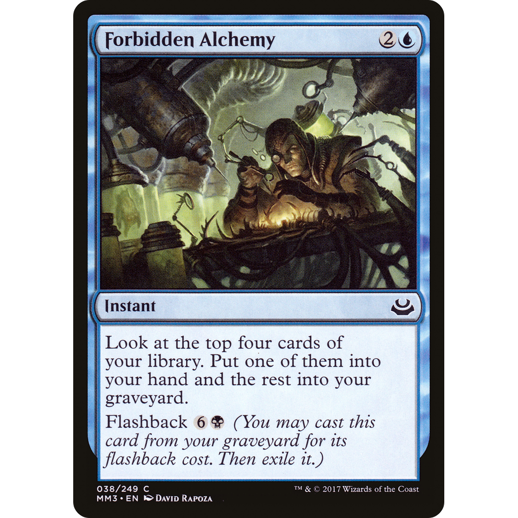 Forbidden Alchemy (MM3-038) - Modern Masters 2017 Foil