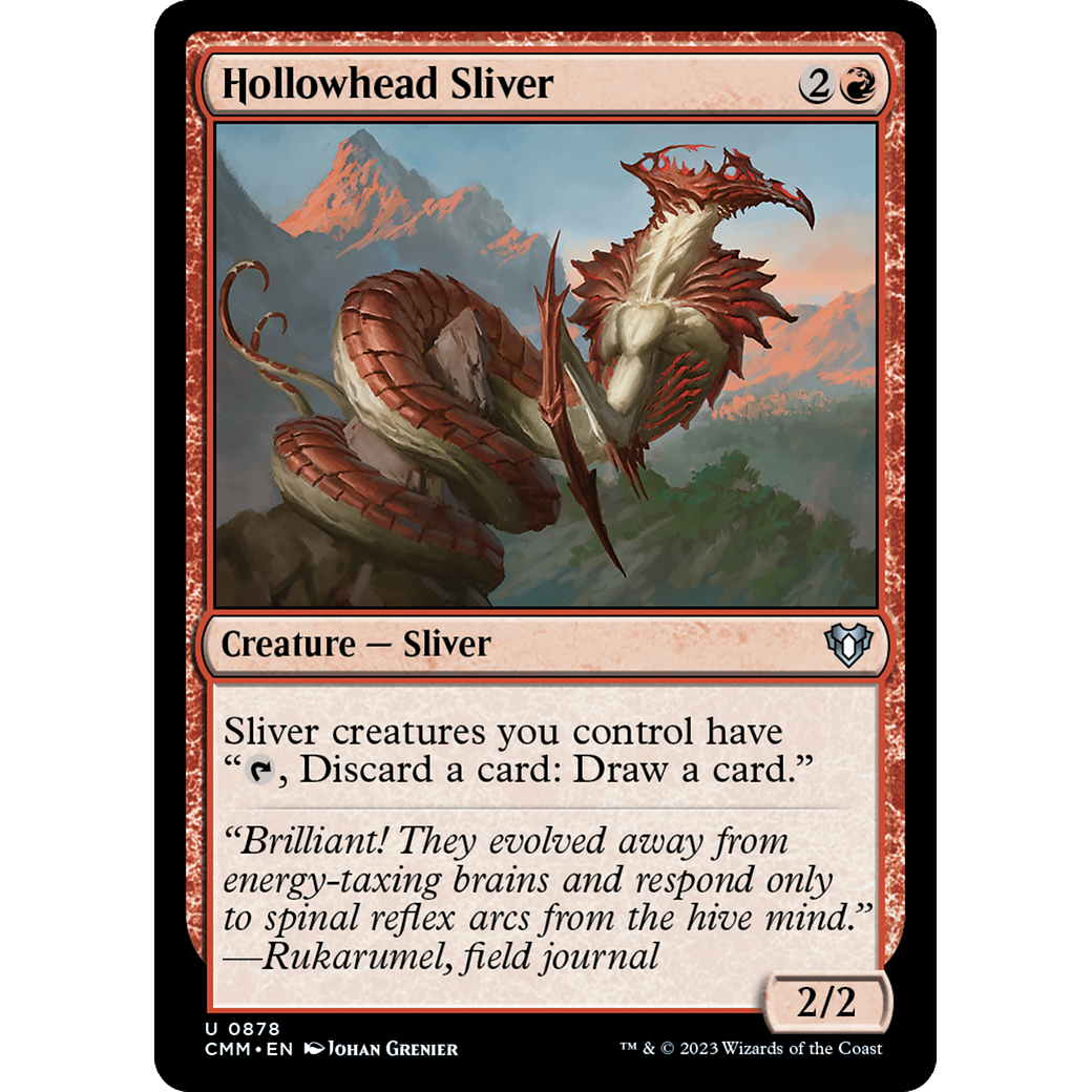 Hollowhead Sliver (CMM-878) - Commander Masters