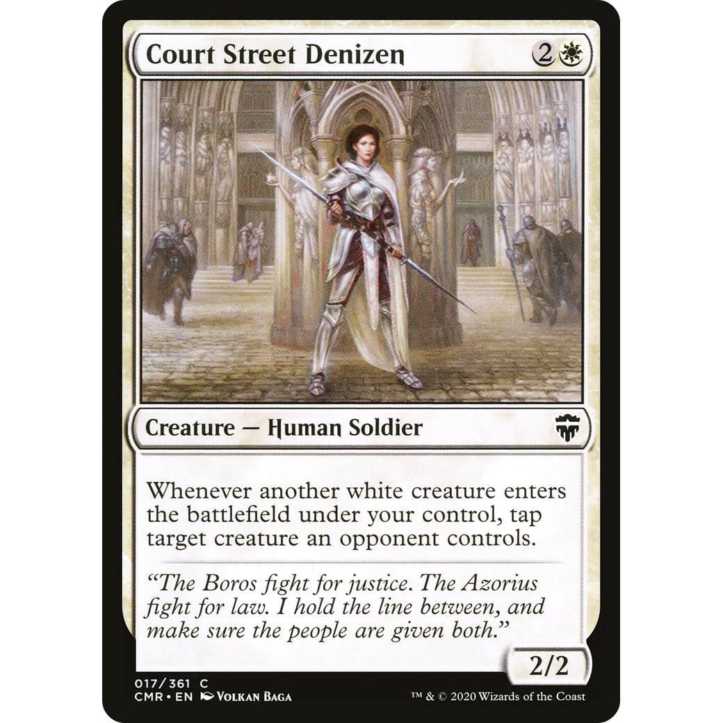 Court Street Denizen (CMR-017) - Commander Legends