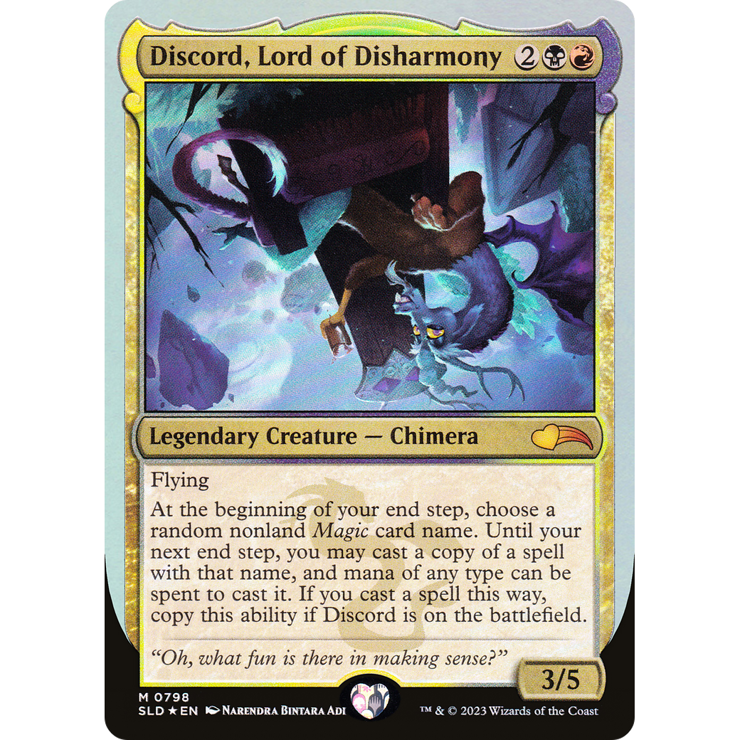 Discord, Lord of Disharmony (SLD-798) - Secret Lair Drop Foil