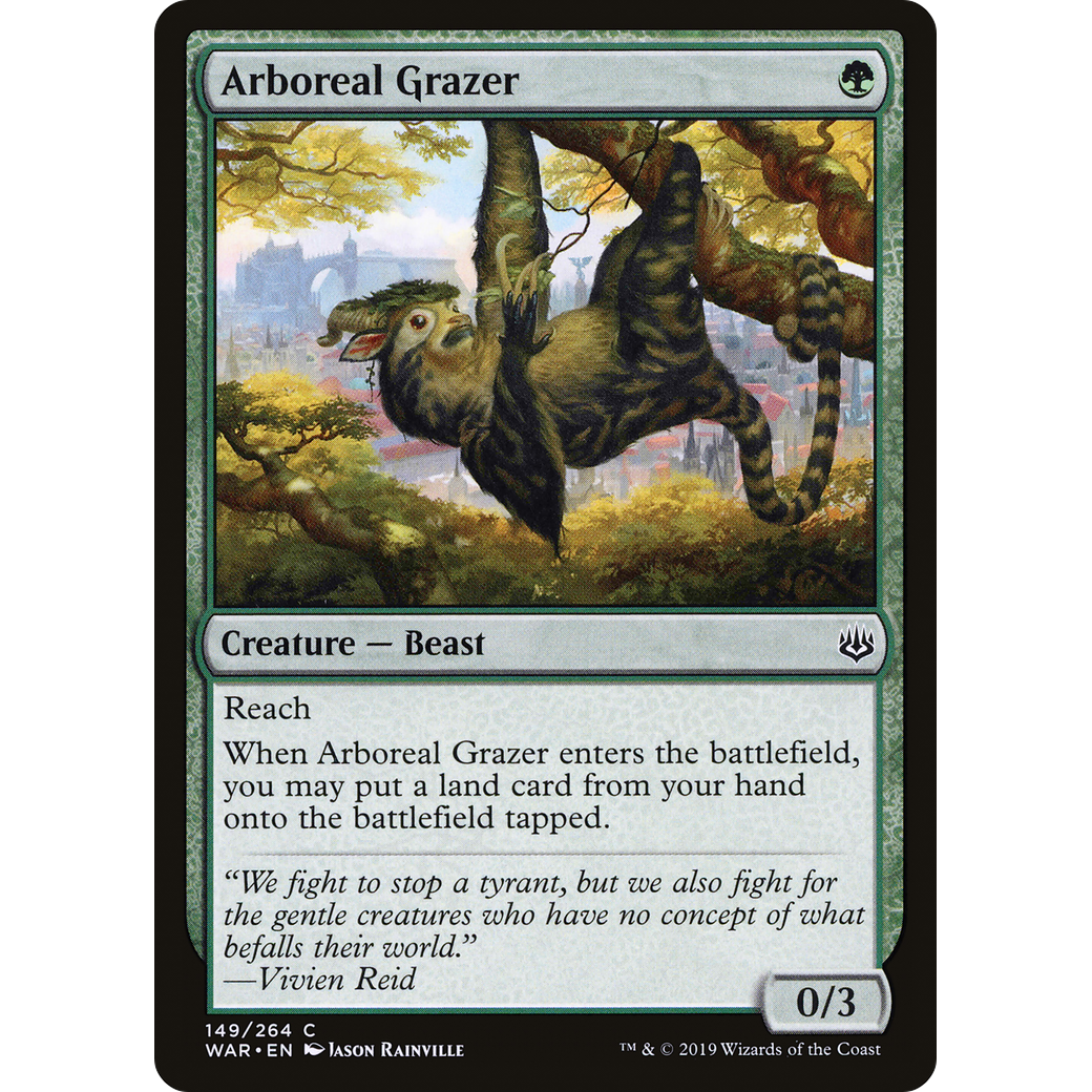 Arboreal Grazer (WAR-149) - War of the Spark