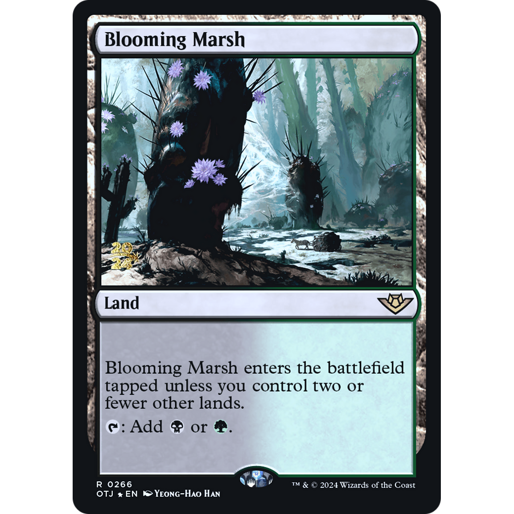 Blooming Marsh (PRE-266S) - Outlaws of Thunder Junction Promos Foil