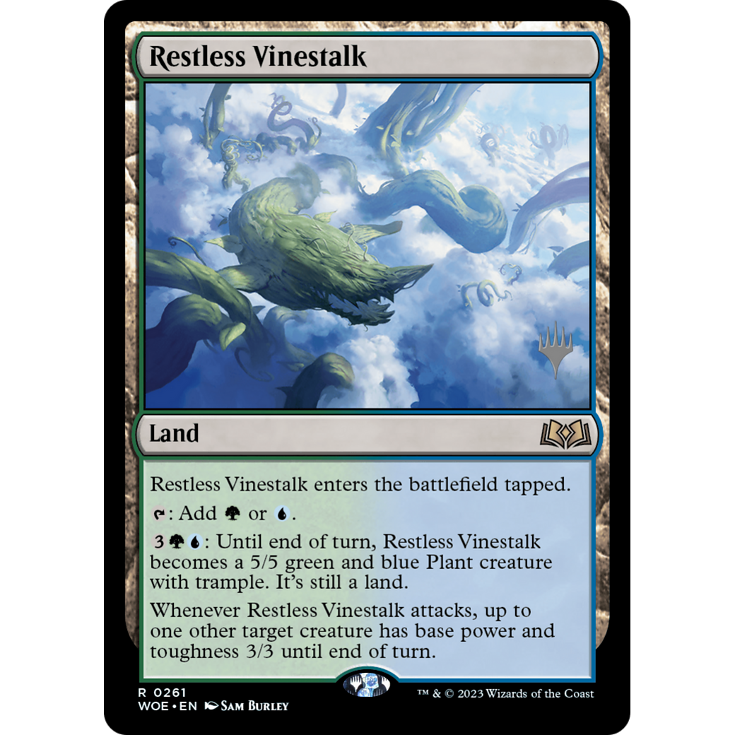 Restless Vinestalk (PPWOE-261P) - Wilds of Eldraine Promos