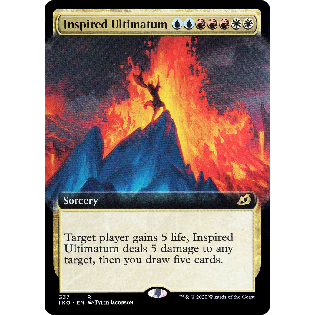 Inspired Ultimatum (Extended Art) (IKO-337) - Ikoria: Lair of Behemoths: (Extended Art) Foil