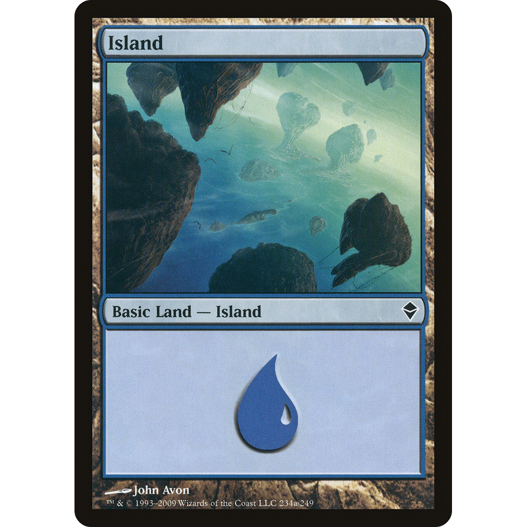 Island (234a) (ZEN-234A) - Zendikar
