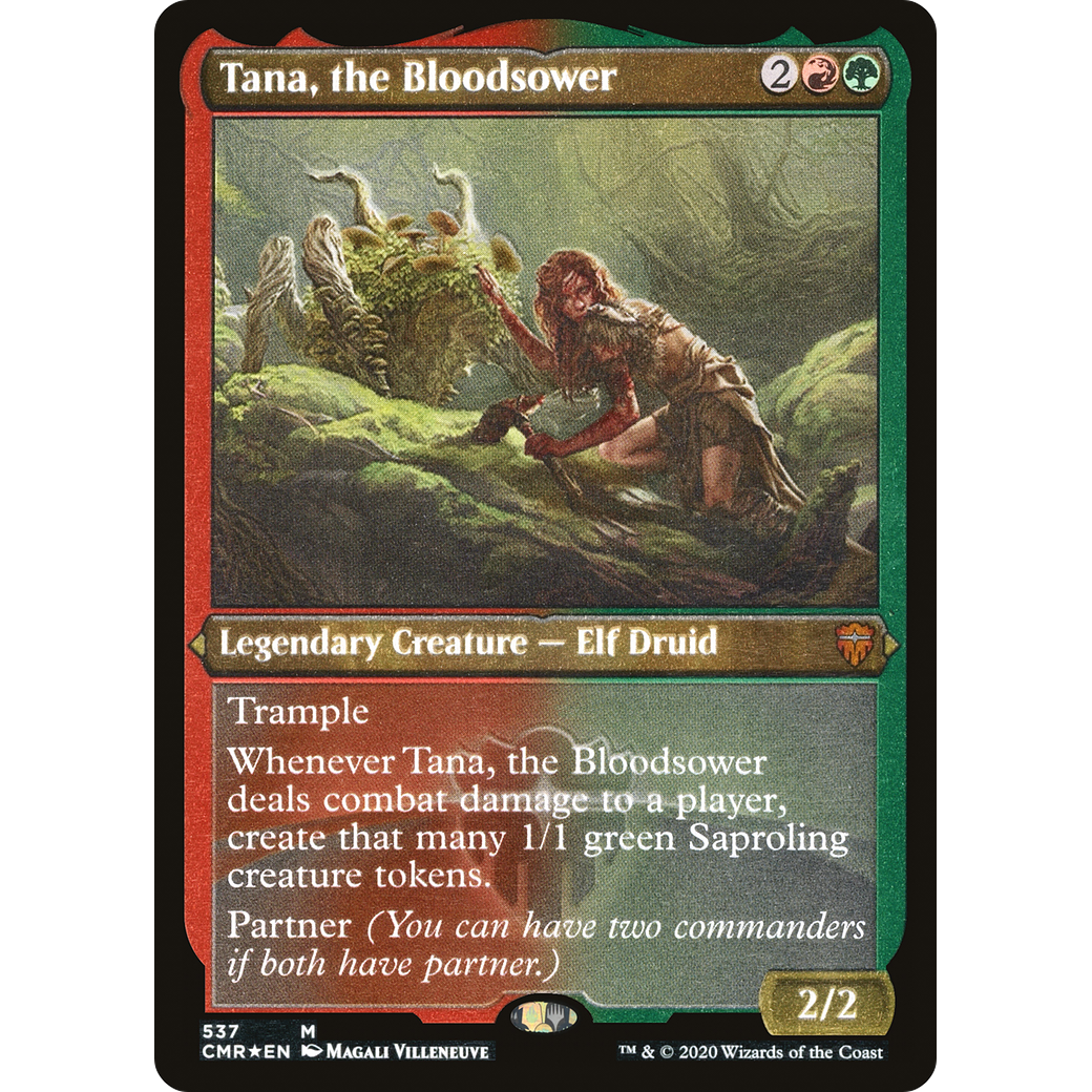 Tana, the Bloodsower (Foil Etched) (CMR-537) - Commander Legends Foil