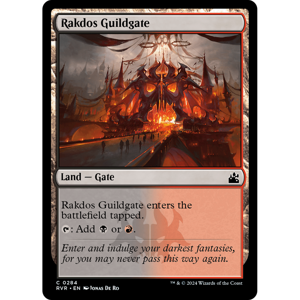 Rakdos Guildgate (RVR-284) - Ravnica Remastered Foil