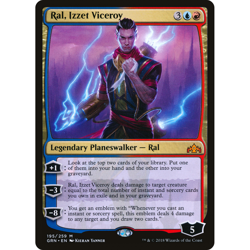 Ral, Izzet Viceroy (GRN-195) - Guilds of Ravnica